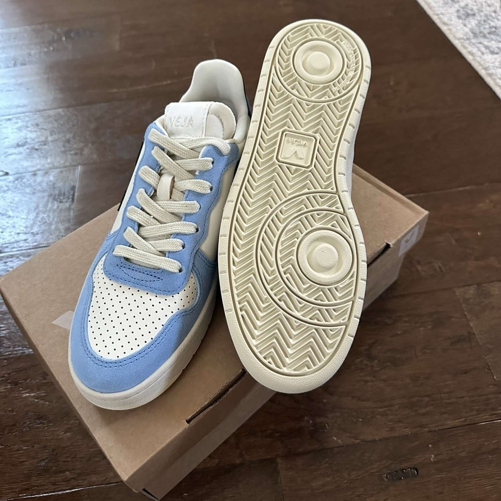 VEJA-V-10 Prime sneakers-size 7.5-blue/white-brand new in box. - Picture 7 of 11